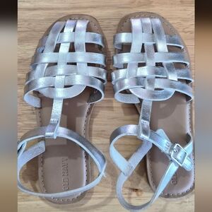 Old Navy Metallic Silver Women's Sandals
